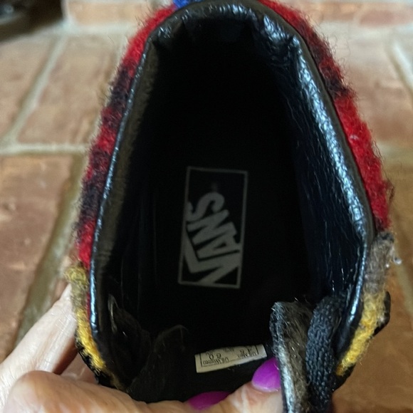 VANS SK8-HI Platform Fuzzy Leopard Sneakers - Picture 9 of 10